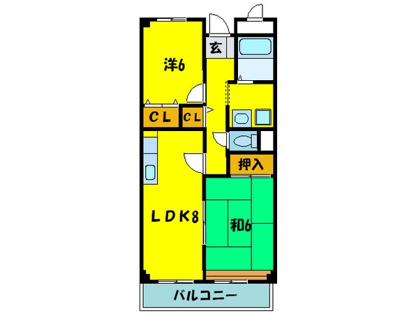 グランバレーの物件間取画像